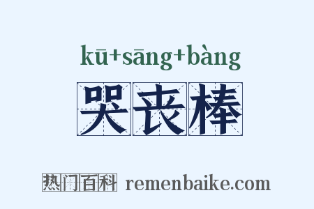 哭丧棒是什么意思的图片